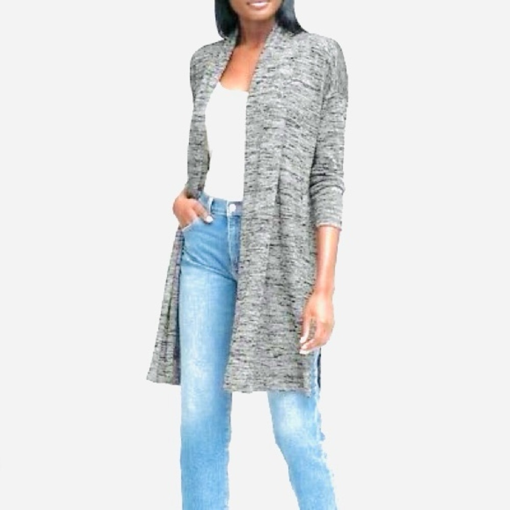 Heart n crush long cardigan 3/4 sleeve